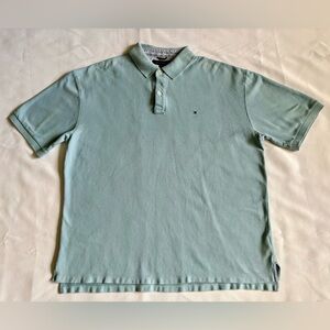 Tommy Hilfiger Shirt Men's XXL Blue Short Sleeve Polo Collared